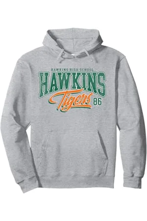 Stranger Things Hawkins Tigers 86 Pullover Hoodie