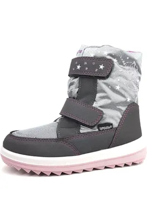 Richter Kinderschuhe Mädchen Winterstiefel Stiefel Grau Freizeit, Schuhgröße:31 EU