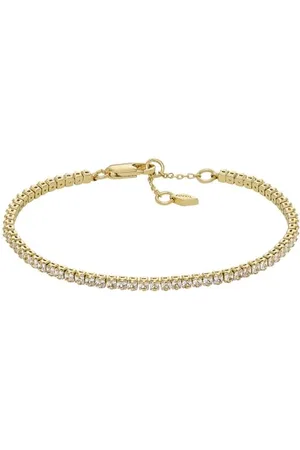 Fossil Damen-Gliederarmband All Stacked Up Metall goldfarben, JA7214710