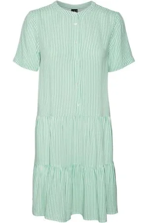 VERO MODA Damen Vmbumpy Short Dress WVN Noos Kleid, , M EU