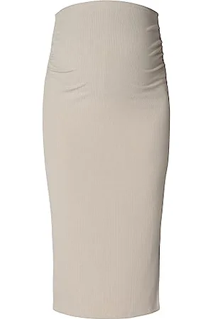 Noppies Damen Vija Rib Skirt OTB Rock, Light Sand, XXL EU
