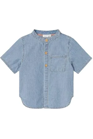 NAME IT Nmmstripe DNM Ss Shirt 9435-Ip H