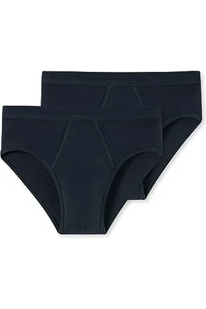 Schiesser Herren 2 Pack Sportslip mit Eingriff-Essential Feinripp Unterwäsche, , 5/ M (2er Pack)