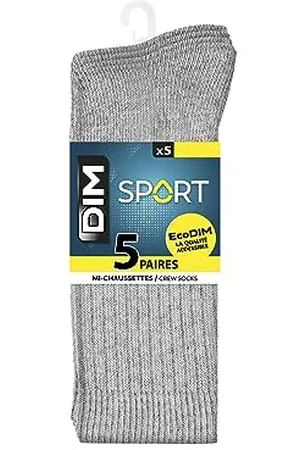 Dim Socken Eco Sport Ideal Herren x5, Grey, 39-42
