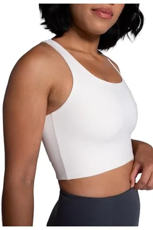 GIRLFRIEND COLLECTIVE Paloma Racerback Sport BH Damen BLau I Comfy BH Damen ohne Bügel in verschiedenen Größen und Farben I Sport BH Damen Starker Halt für jedes Alter
