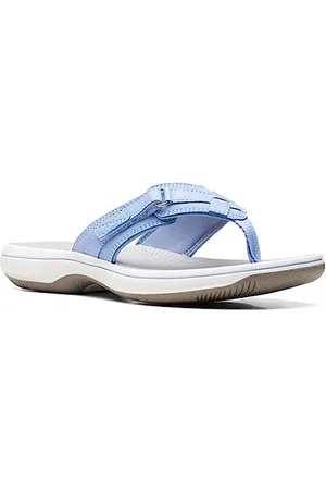 Clarks Damen Breeze Sea Flipflop, Lavender Synthetic, 38.5 EU