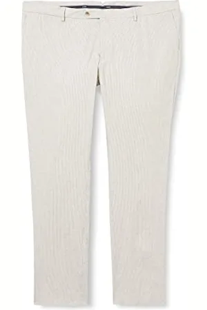 Hackett Herren Cotton Linen Stripe Hose, , 29W/34L