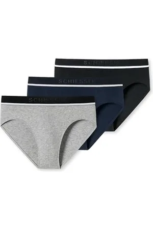 Schiesser Herren 3 PACK Slips Bio Baumwolle Multipack - 95/5 Organic, , 7/ XL
