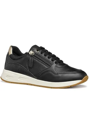 Geox Damen D BULMYA B Sneaker, Black, 39 EU