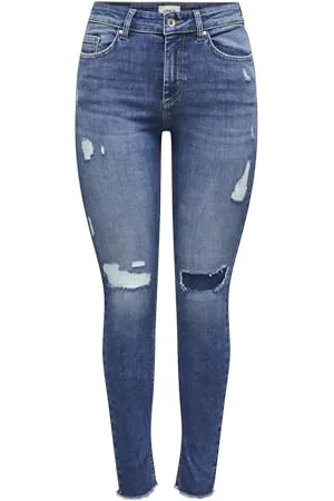 ONLY Female Skinny Jeans ONLBLUSH Mittlere Taille Skinny Fit Jeans
