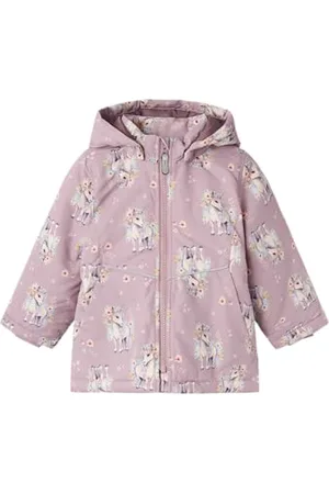NAME IT Mädchen Nmfmaxi Jacket AOP Kurzjacke, , 98