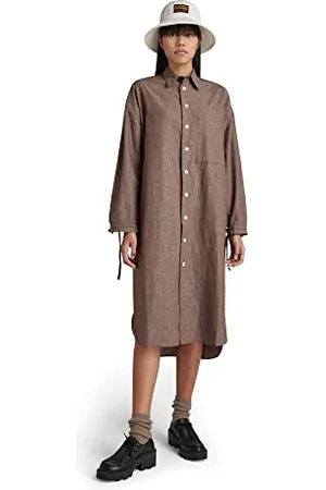 G-Star RAW Damen Long Shirt Kleid