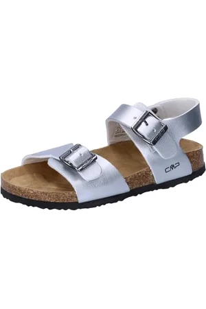 CMP Kids Raisho Sport Sandale, Silber/schwarz, 37 EU