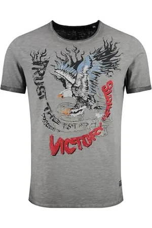 Key Largo Herren MT Process Round T-Shirt, , XL