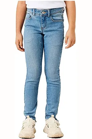 NAME IT Mädchen Nkfpolly Skinny 1191-io Noos Jeanshose, , 116 EU
