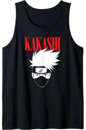 Naruto Kakashi Tall Logo Tank Top