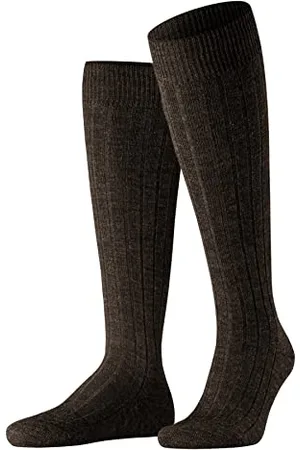 Falke Herren Kniestrümpfe Teppich Im Schuh M Kh Wolle lang einfarbig 1 Paar, , 39-40