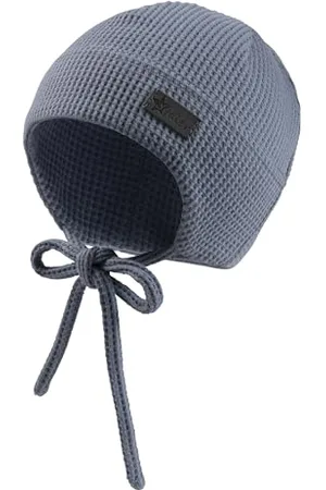 Sterntaler Beanie Waffelpique mit Bindeband Unisex - Baby Beanie mit UV -Schutz 30 für Spielspaß an heißen Tagen - Leichte Mütze für Babys - , 33