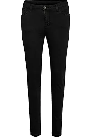 Kaffe Jeans KAvicky Damen Skinny Jeans Slim Fit Hose mit Hoher Taille Stretch 38