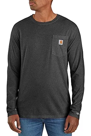 Carhartt Herren Force Relaxed Fit Midweight Long-Sleeve Pocket Arbeits-T-Shirt, Gr; m
