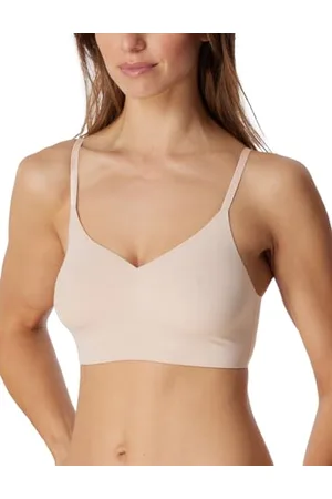 Schiesser Damen Nahtloses Spaghettiträger Mit Herausnehmbaren Pads - Invisible Soft Bustier, , 38 EU