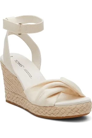 TOMS Damen Marisela Keilsandale, Natural, 37.5 EU