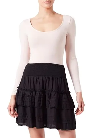 Y.A.S Y.A.S Damen RANTI HMW Smock Skirt S. NOOS Rock, Black, 36