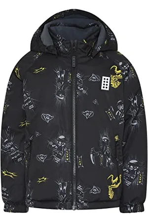 LEGO Wear Wear Unisex Wear Ninjago Winterjacke 3.000 Wassersäule, Wasserabweisend, Winddicht, Warm Lwjalapo 601 Jacke, , 98 EU