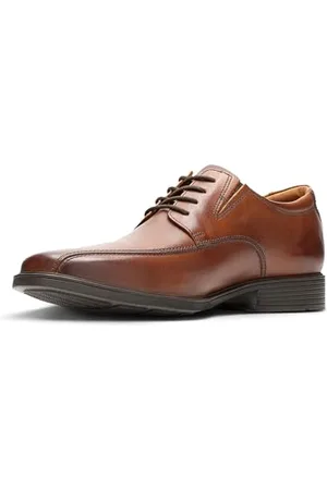 Clarks Herren Tilden Walk Oxford-Schuh, Dunkelbraunes Leder, 46 EU