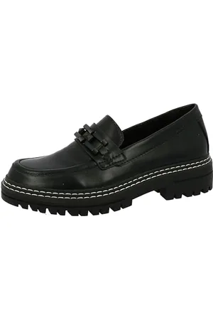 TOM TAILOR Damen 4292406 Slipper, Black, 38 EU