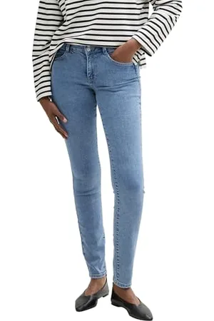 TOM TAILOR Tom Tailor Alexa Straight Jeans, Black Denim, 33/32