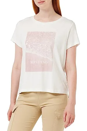 Mustang Damen Style Alina C Photoprint T-Shirt, , XL