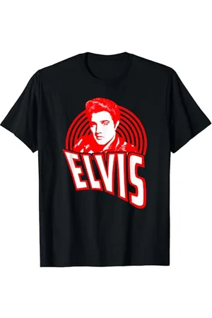 Elvis Presley Offizielles Spiral-Design T-Shirt