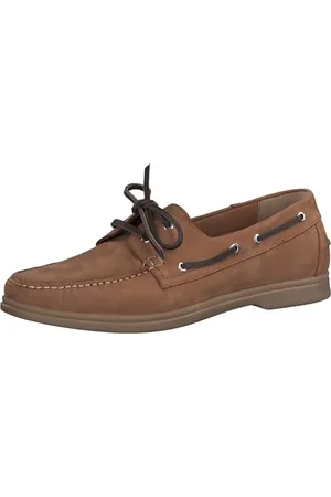 Marco Tozzi By Guido Maria Kretschmer Herren Schnürschuhe aus Leder Elegant, Braun , 42 EU