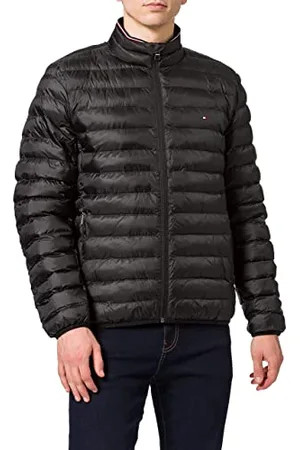 Tommy Hilfiger Herren Jacke Übergangsjacke, (Black), 3XL