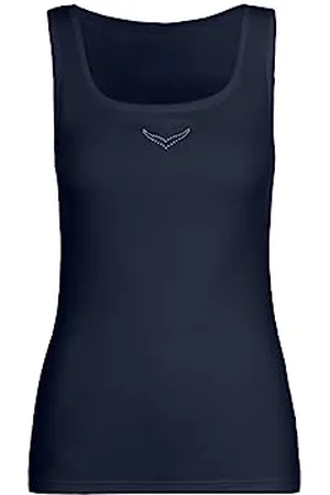 Trigema Trägershirt mit Kristallsteinen