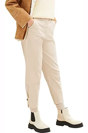 TOM TAILOR Damen Loose Fit Utility Stoffhose 1034166, , 34W / 28L