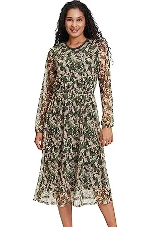 Betty & Co Damen Freizeitkleid mit Rundhalsausschnitt ,40