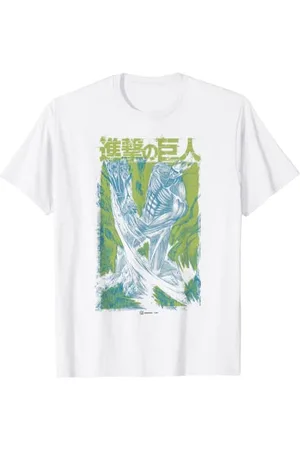 Attack on Titan Colossal Titan Kanji Manga Color Epic Poster T-Shirt