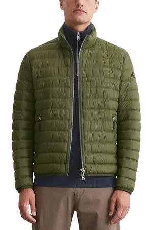 Marc O’ Polo Marc OߴPolo Herren Steppjacke mit Stehkragen leicht, Grün (Dried Herb), XXL