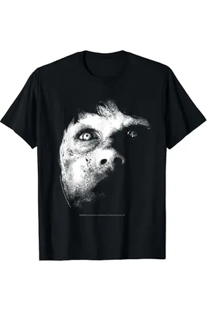 The Exorcist T-Shirt - , S, Unisex, Kurzarm, Klassisch, Horror Movie Inspired Novelty T-Shirt mit einzigartigem Regan-Dämonen-Gesicht-Design aus