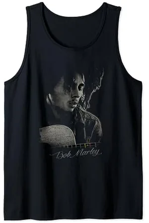 Bob Marley Catch A Fire Gitarre Tee Tank Top