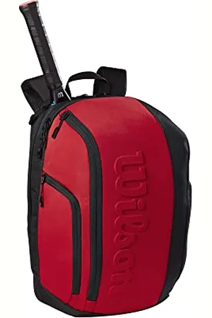 Wilson Super Tour Backpack Clash V2.0 Schläger, Erwachsene, Unisex, Schwarz/Rot, Einheitsgröße
