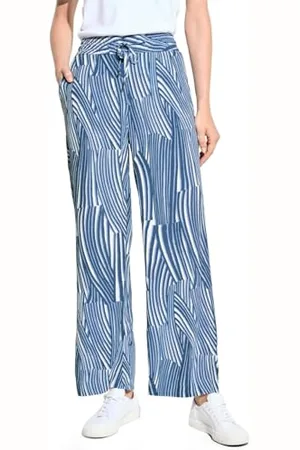 CECIL Damen B377612 Wide Leg Hose, , L / 28L