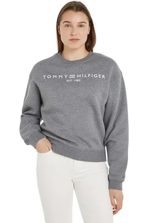 Tommy Hilfiger Damen Sweatshirt ohne Kapuze, , XXL