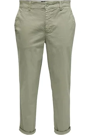 Only & Sons Herren Onskent Cropped Chino 0022 Pant Noos Hose, , 31W / 34L EU