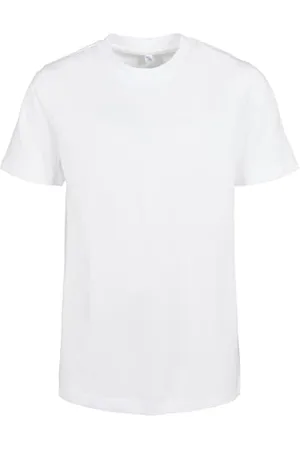 Build Your Brand Unisex Kinder BY186-Organic Kids Basic Tee T-Shirt, White, 146/152