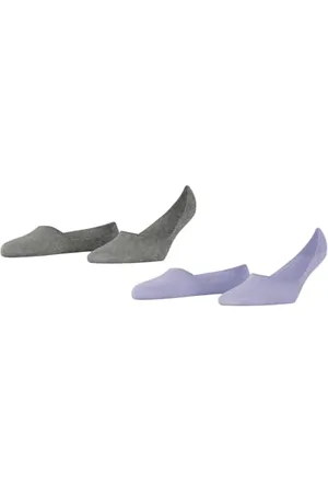 Burlington Damen Füßlinge Everyday 2-Pack W IN Baumwolle unsichtbar einfarbig 2 Paar, , 35-36
