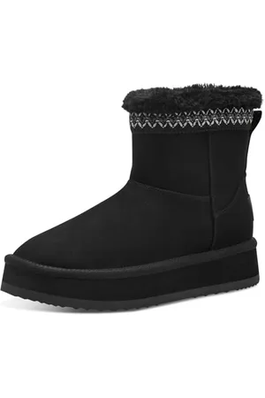 Marco Tozzi Damen Boots Winter Gefüttert, (Black), 39 EU