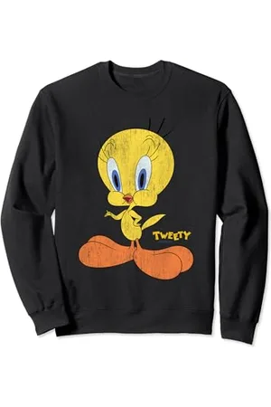 LOONEY TUNES Tweety Distressed Sweatshirt